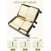 imageBagail Ultralight Packing Cubes 7 Set 3 Compression Packing Cubes 3 Packing Organizers with 1 Shoe BagFlower