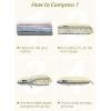 imageBagail Ultralight Packing Cubes 7 Set 3 Compression Packing Cubes 3 Packing Organizers with 1 Shoe BagFlower