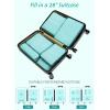 imageBagail Ultralight Packing Cubes 7 Set 3 Compression Packing Cubes 3 Packing Organizers with 1 Shoe BagLeaf