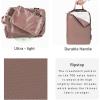 imageBagail Ultralight Packing Cubes 7 Set 3 Compression Packing Cubes 3 Packing Organizers with 1 Shoe BagThe Brown