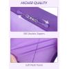 imageBagail Ultralight Packing Cubes 7 Set 3 Compression Packing Cubes 3 Packing Organizers with 1 Shoe BagThe Purple
