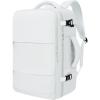 imageBAGAIL Travel Laptop Backpack Carry on with USB Port Luggage Bag for HolidayPinkWhite