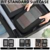imageBAGAIL 4 Set6 Set8 Set Compression Packing Cubes Travel Accessories Expandable Packing OrganizersHalfMesh8DustyBlue05Black