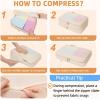imageBAGAIL 4 Set6 Set8 Set Compression Packing Cubes Travel Accessories Expandable Packing OrganizersHalfMesh8DustyBlue06Beige