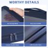 imageBAGAIL 4 Set6 Set8 Set Compression Packing Cubes Travel Accessories Expandable Packing OrganizersHalfMesh8DustyBlue06Navy