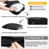imageBAGAIL 4 Set6 Set8 Set Compression Packing Cubes Travel Accessories Expandable Packing OrganizersHalfMesh8DustyBlue4Black