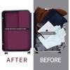 imageBAGAIL 4 Set6 Set8 Set Compression Packing Cubes Travel Accessories Expandable Packing OrganizersHalfMesh8DustyBlue4Burgundy