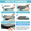 imageBAGAIL 4 Set6 Set8 Set Compression Packing Cubes Travel Accessories Expandable Packing OrganizersHalfMesh8DustyBlue8Dusty Blue