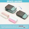 imageBAGAIL 4 Set6 Set8 Set Compression Packing Cubes Travel Accessories Expandable Packing OrganizersHalfMesh8DustyBlue8Dusty Blue