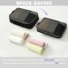 imageBAGAIL 4 Set6 Set8 Set Compression Packing Cubes Travel Accessories Expandable Packing OrganizersHalfMesh8DustyBlue8Jet Black