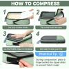 imageBAGAIL 4 Set6 Set8 Set Compression Packing Cubes Travel Accessories Expandable Packing OrganizersHalfMesh8DustyBlue8Matcha Green