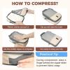 imageBAGAIL 4 Set6 Set Compression Packing Cubes for Travel Compressible Packing Organizers Travel Accessories for Luggage SuitcaseBeige