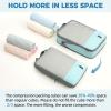 imageBAGAIL 4 Set6 Set Compression Packing Cubes for Travel Compressible Packing Organizers Travel Accessories for Luggage SuitcaseDusty Blue