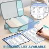 imageBAGAIL 4 Set6 Set Compression Packing Cubes for Travel Compressible Packing Organizers Travel Accessories for Luggage SuitcaseDusty Blue