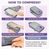 imageBAGAIL 4 Set6 Set Compression Packing Cubes for Travel Compressible Packing Organizers Travel Accessories for Luggage SuitcaseDusty Purple