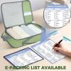 imageBAGAIL 4 Set6 Set Compression Packing Cubes for Travel Compressible Packing Organizers Travel Accessories for Luggage SuitcaseMatcha Green