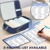 imageBAGAIL 4 Set6 Set Compression Packing Cubes for Travel Compressible Packing Organizers Travel Accessories for Luggage SuitcaseNavy