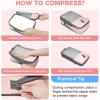 imageBAGAIL 4 Set6 Set Compression Packing Cubes for Travel Compressible Packing Organizers Travel Accessories for Luggage SuitcasePink
