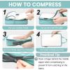 imageBAGAIL 4 Set6 Set Ultralight Compression Packing Cubes Packing Organizer for Travel Accessories Luggage Suitcase Backpack6Dusty Blue