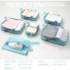 imageBAGAIL 4 Set6 Set Ultralight Compression Packing Cubes Packing Organizer for Travel Accessories Luggage Suitcase Backpack6Dusty Blue
