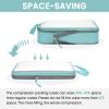 imageBAGAIL 4 Set6 Set Ultralight Compression Packing Cubes Packing Organizer for Travel Accessories Luggage Suitcase Backpack6Dusty Blue