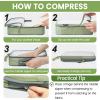 imageBAGAIL 4 Set6 Set Ultralight Compression Packing Cubes Packing Organizer for Travel Accessories Luggage Suitcase Backpack6Matcha Green