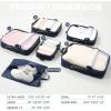 imageBAGAIL 4 Set6 Set Ultralight Compression Packing Cubes Packing Organizer for Travel Accessories Luggage Suitcase Backpack6Navy