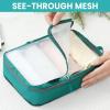 imageBAGAIL 4 Set6 Set Ultralight Compression Packing Cubes Packing Organizer for Travel Accessories Luggage Suitcase Backpack6Teal