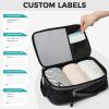 imageBAGAIL 5 Set6 Set Ultralight Compression Packing Cubes Travel Accessories Expandable Packing Organizers6Jet Black