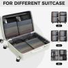imageBAGAIL 5 Set6 Set Ultralight Compression Packing Cubes Travel Accessories Expandable Packing Organizers6Jet Black