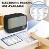 imageBAGAIL 9 Set Packing Cubes Luggage Packing Organizers for Travel AccessoriesBlack