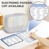 imageBAGAIL 9 Set Packing Cubes Luggage Packing Organizers for Travel AccessoriesLight Grey