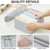imageBAGAIL 9 Set Packing Cubes Luggage Packing Organizers for Travel AccessoriesLight Grey