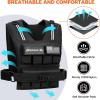 imageBAGAIL Adjustable Weighted Vest for Men ampamp Women  20lbs30lbs40lbs Removable Iron Weights Heavy Duty Fitness Vest for Strength Training Walking Running Home Workouts20 lb