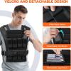 imageBAGAIL Adjustable Weighted Vest for Men ampamp Women  20lbs30lbs40lbs Removable Iron Weights Heavy Duty Fitness Vest for Strength Training Walking Running Home Workouts20 lb