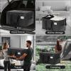 imageBAGAIL Heavy Duty Moving Bags with Strong Handle Extra Large Moving Boxes Storage Tote for Clothes College Moving SuppliesBlue 4 PackBlack
