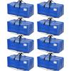 imageBAGAIL Heavy Duty Moving Bags with Strong Handle Extra Large Moving Boxes Storage Tote for Clothes College Moving SuppliesBlue 4 PackBlue