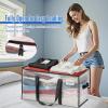 imageBAGAIL Heavy Duty Moving Bags with Strong Handle Extra Large Moving Boxes Storage Tote for Clothes College Moving SuppliesBlue 4 PackClear