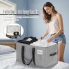 imageBAGAIL Heavy Duty Moving Bags with Strong Handle Extra Large Moving Boxes Storage Tote for Clothes College Moving SuppliesBlue 4 PackGrey