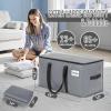 imageBAGAIL Heavy Duty Moving Bags with Strong Handle Extra Large Moving Boxes Storage Tote for Clothes College Moving SuppliesBlue 4 PackGrey