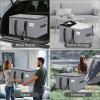 imageBAGAIL Heavy Duty Moving Bags with Strong Handle Extra Large Moving Boxes Storage Tote for Clothes College Moving SuppliesBlue 4 PackGrey