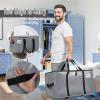 imageBAGAIL Heavy Duty Moving Bags with Strong Handle Extra Large Moving Boxes Storage Tote for Clothes College Moving SuppliesBlue 4 PackGrey