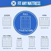 imageBAGAIL Mattress Bags for Moving Mattress Covers with Heavy Duty Handles Reusable Mattress Storage Bag for Moving SuppliesBlue QueenBlue