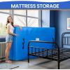 imageBAGAIL Mattress Bags for Moving Mattress Covers with Heavy Duty Handles Reusable Mattress Storage Bag for Moving SuppliesBlue QueenBlue