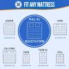 imageBAGAIL Mattress Bags for Moving Mattress Covers with Heavy Duty Handles Reusable Mattress Storage Bag for Moving SuppliesBlue QueenBlue