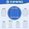 imageBAGAIL Mattress Bags for Moving Mattress Covers with Heavy Duty Handles Reusable Mattress Storage Bag for Moving SuppliesBlue QueenBlue