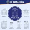 imageBAGAIL Mattress Bags for Moving Mattress Covers with Heavy Duty Handles Reusable Mattress Storage Bag for Moving SuppliesBlue QueenNavy
