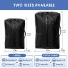imageBAGAIL TPU Vacuum Bag for Travel Reusable Compression Bag with IPX8 Waterproof Zipper Save Space for Suitcase Backpack and Carry on White Large With PumpBLACK
