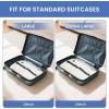 imageBAGAIL TPU Vacuum Bag for Travel Reusable Compression Bag with IPX8 Waterproof Zipper Save Space for Suitcase Backpack and Carry on White Large With PumpWHITE
