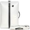 imageBAGAIL TPU Vacuum Bag for Travel Reusable Compression Bag with IPX8 Waterproof Zipper Save Space for Suitcase Backpack and Carry on White Large With PumpWHITE